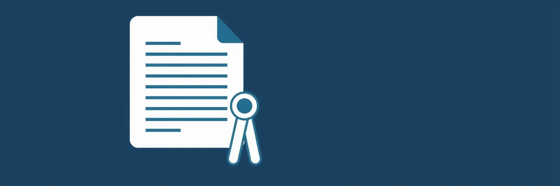 Abstrakte Darstellung eines stilisierten Rechtsdokuments, das Offenheit und Transparenz symbolisiert